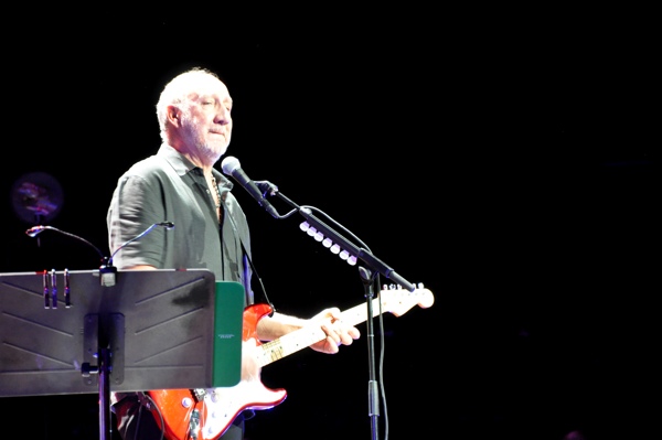 The Who performed in Nashville for the first time in their storied career on December 2, 2012, when they brought their Quadrophenia and More tour to the Bridgestone Arena. Pictured: Pete Townshend
