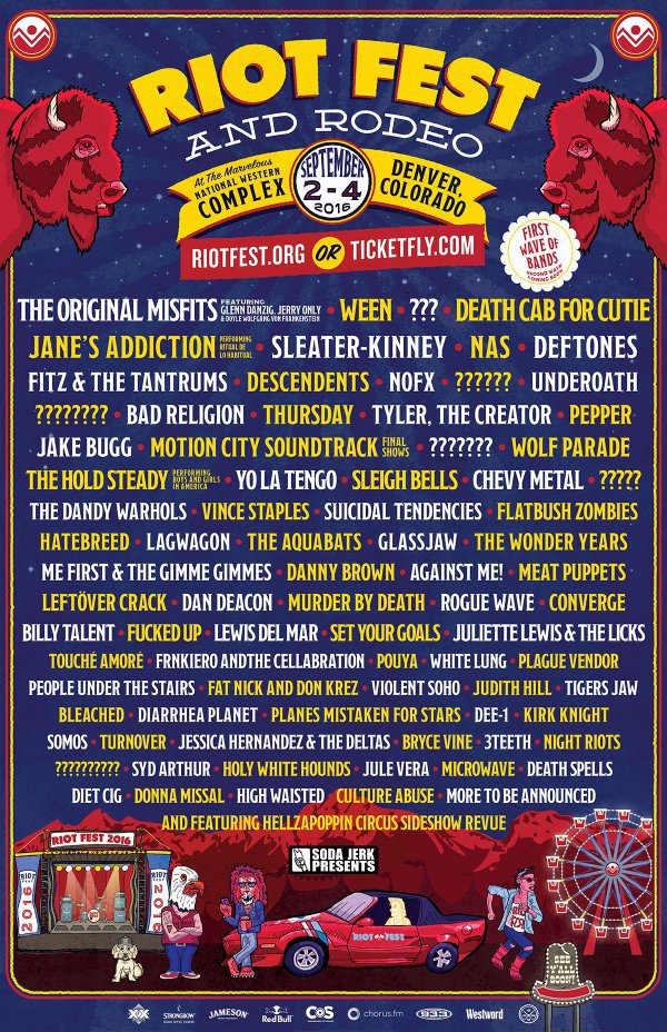 Riot Fest Lineups Announced « American Songwriter