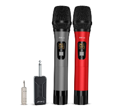 PA System XIAOKOA Dynamic Wireless Microphones,Professional UHF Handheld Karaoke Microphone,160ft Range,Ideal for Singing,Home Party,Church,Compatible with Voice Amplifier