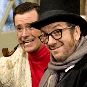 Stephen Colbert Channels Elvis Costello