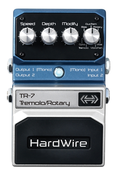 Gear Review: HardWire TR-7 Tremolo/Rotary Pedal