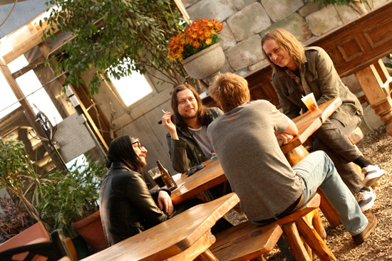 Drinks with: The Greenhornes