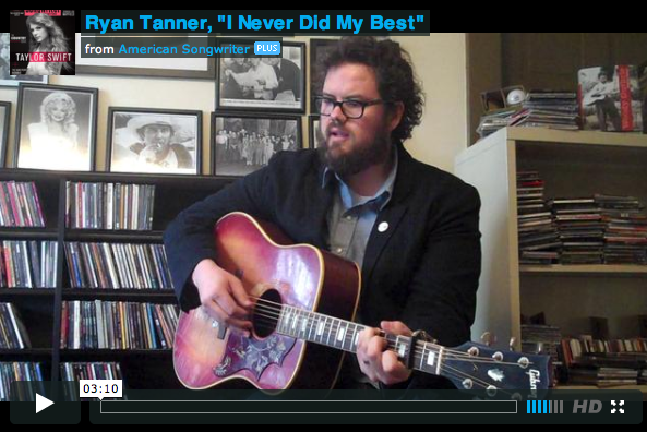 Ryan Tanner: Lyric Contest 2010 Winner: “I Never Did My Best”