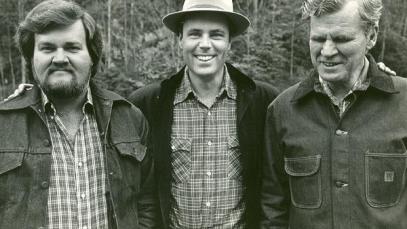 Merle Watson, David Holt and Doc Watson