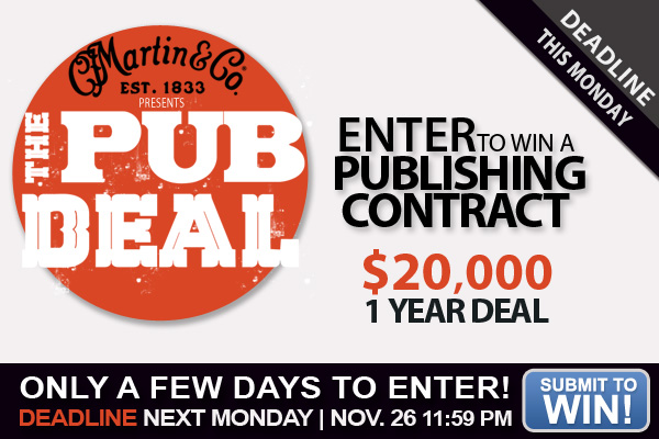DEADLINE MONDAY: The Pub Deal Contest, Win a Publishing Contract