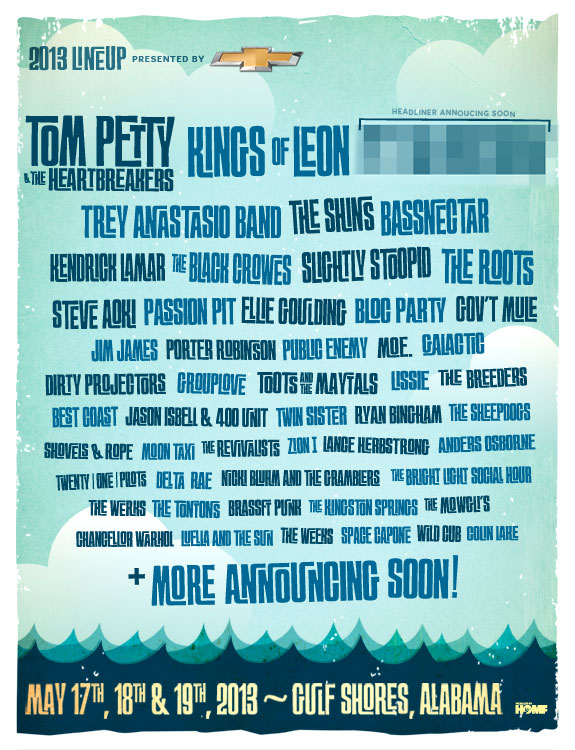 Tom Petty, Kings Of Leon Lead Hangout Music Fest Lineup