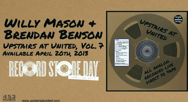 Willy Mason And Brendan Benson Unite For Record Store Day