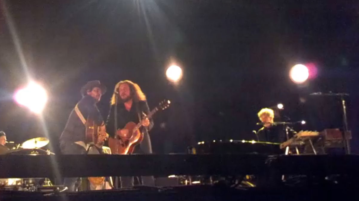 Watch Bob Dylan, Jeff Tweedy And Jim James Sing “Twelve Gates To The City”