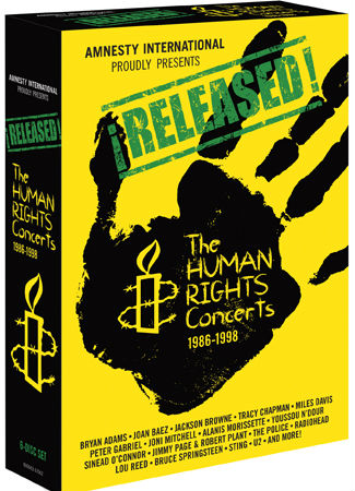 Amnesty International Performances Collected On New CD/DVD