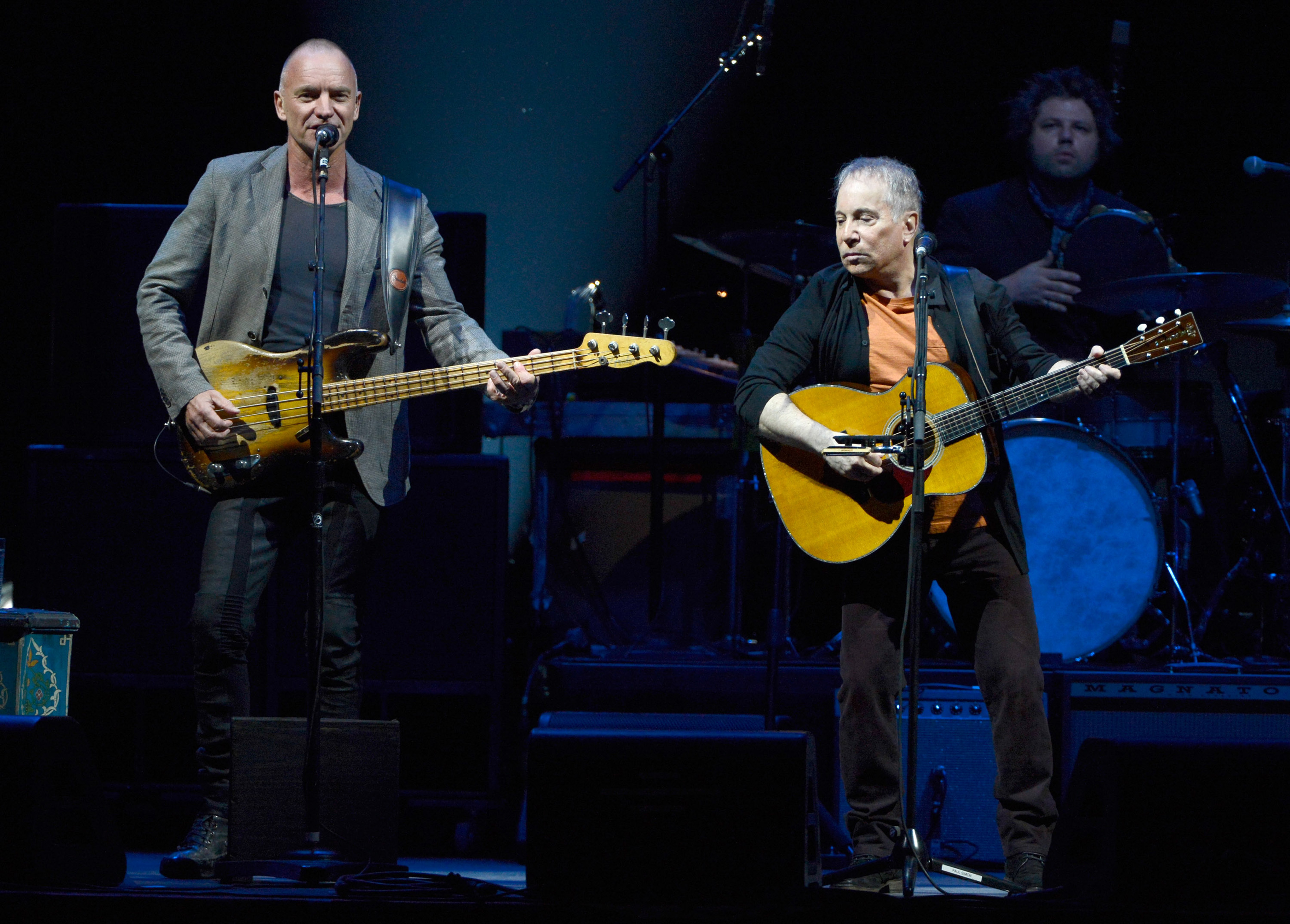 Paul Simon And Sting Make Sweet Music At The Forum In Los Angeles