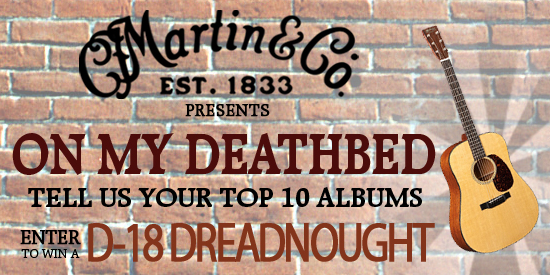 Enter the March/April 2014 On My Deathbed Contest
