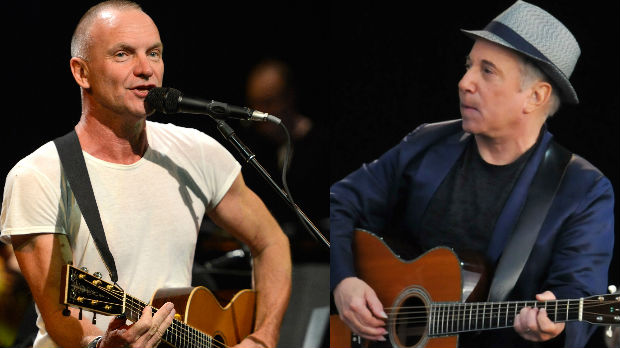 Watch Sting and Paul Simon Team Up For Tour Debut