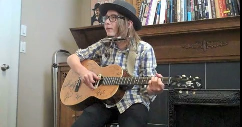 13-Year-Old Folk Singer Sammy Brue Visits American Songwriter