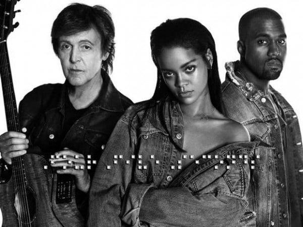 Rihanna, Kanye West and Paul McCartney Premiere New Song “FourFiveSeconds”