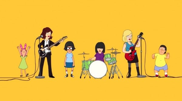 Sleater-Kinney Get Animated in New Video with ‘Bob’s Burgers’