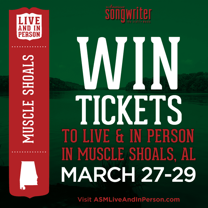 Enter the Live & In Person Giveaway for 2 Tickets to Muscle Shoals