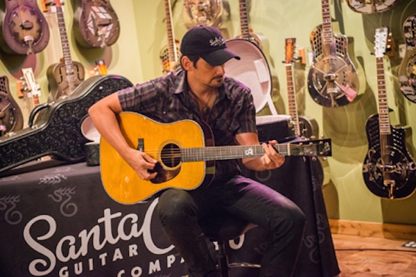 Brad Paisley Introduces His Signature Model Guitar At Summer NAMM 2015