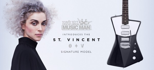 St. Vincent Teams With Ernie Ball For Signature Guitar