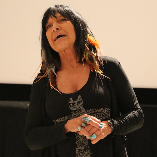 Buffy Sainte-Marie Discusses Free Speech, Songwriting with Students