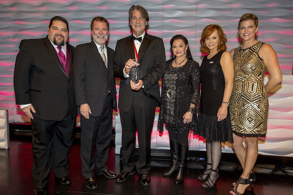Pictured (left to right): SESAC’s Tim Fink & Dennis Lord, Richard Leigh, Crystal Gayle, Reba McEntire and SESAC’s Shannan Hatch.
