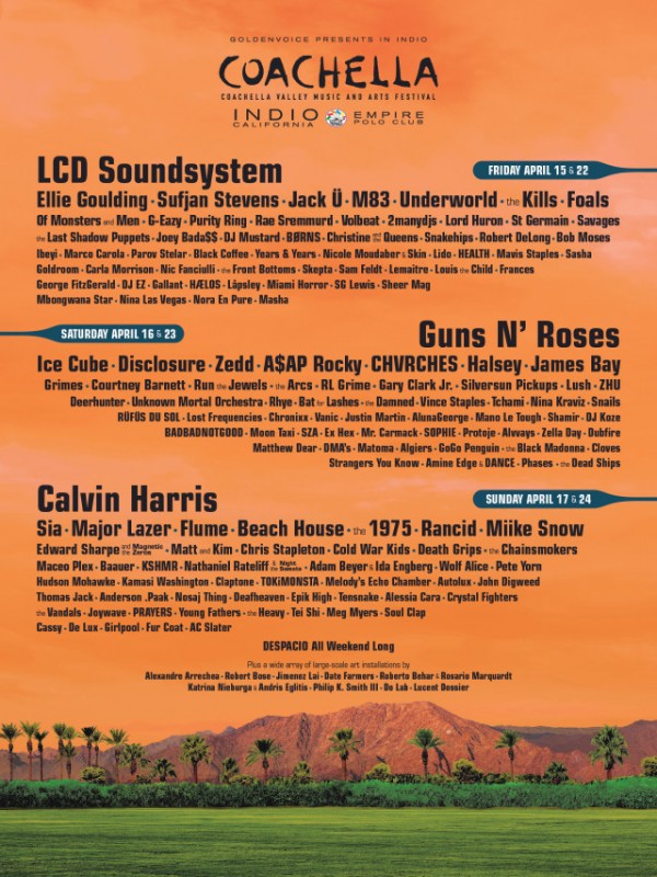 Coachella Reveals 2016 Lineup