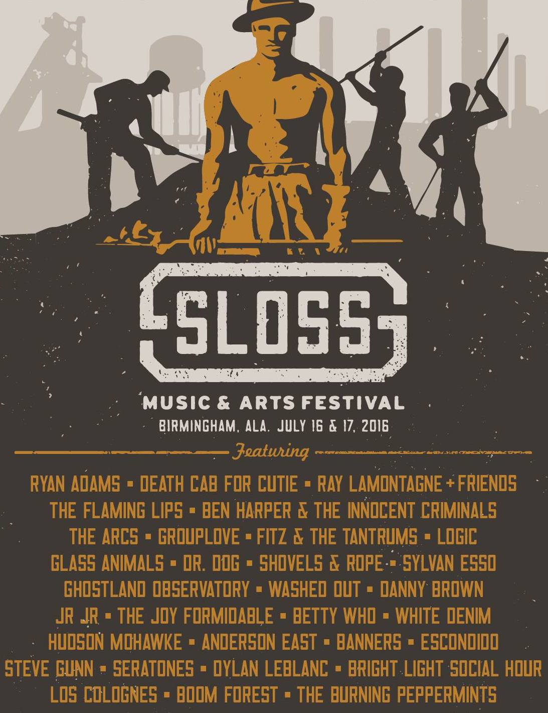 Ryan Adams, Ray LaMontagne Top Sloss Fest Lineup
