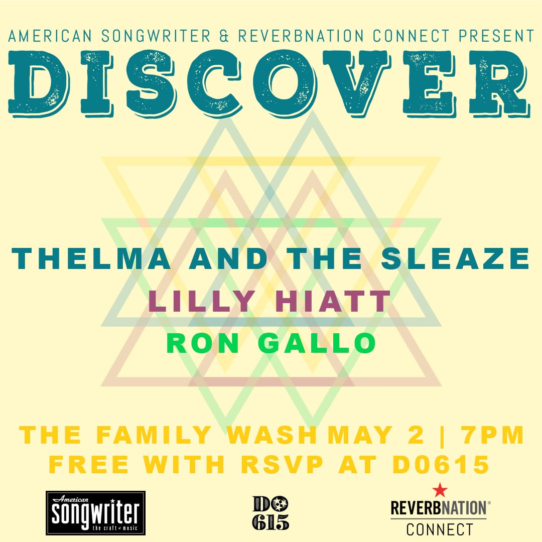 American Songwriter and ReverbNation CONNECT Concert Series “Discover” Returns May 2