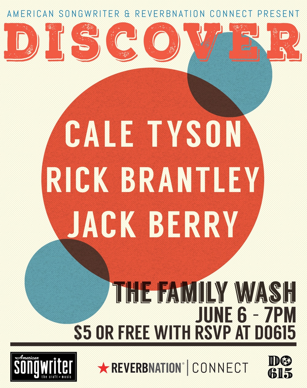 American Songwriter and ReverbNation CONNECT Concert Series “Discover” Returns June 6