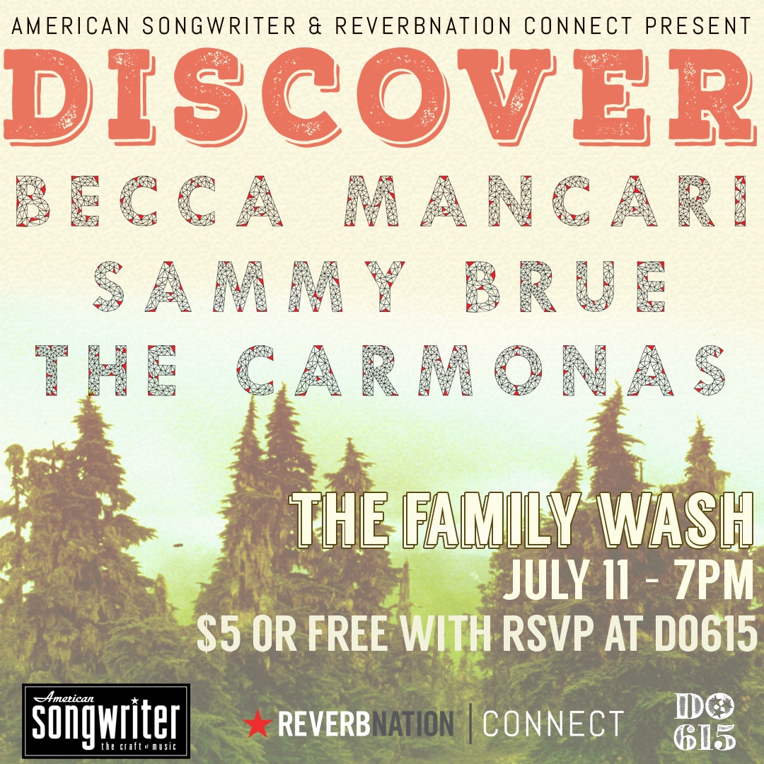 “Discover” Concert Series Continues July 11 with Becca Mancari, Sammy Brue, The Carmonas