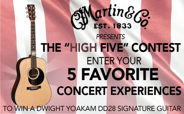 The May/June 2017 High Five Contest: 5 Favorite Concert Experiences