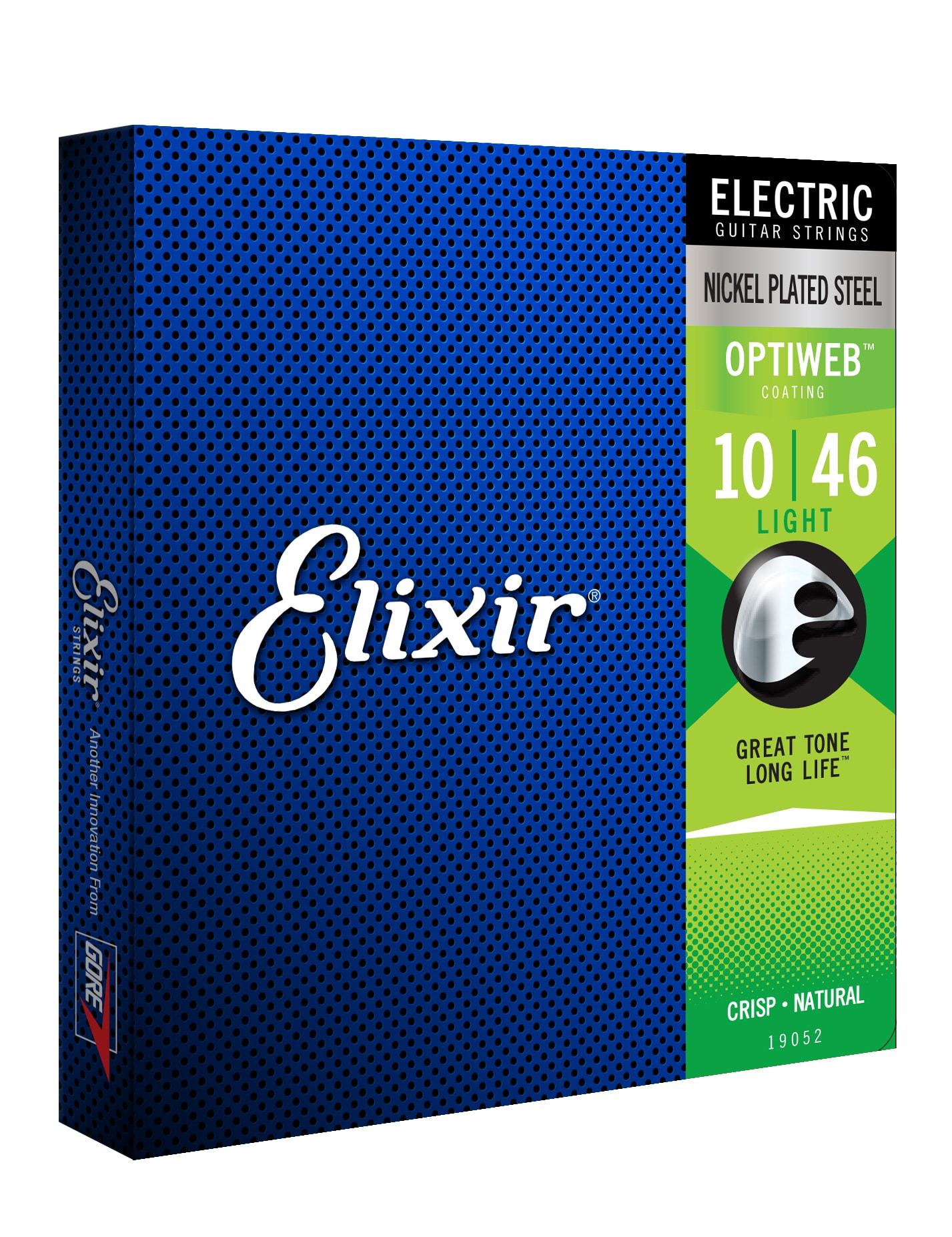 Elixir Strings Optiweb Equipment Review: Elixir OPTIWEB Electric Guitar Strings - American ...