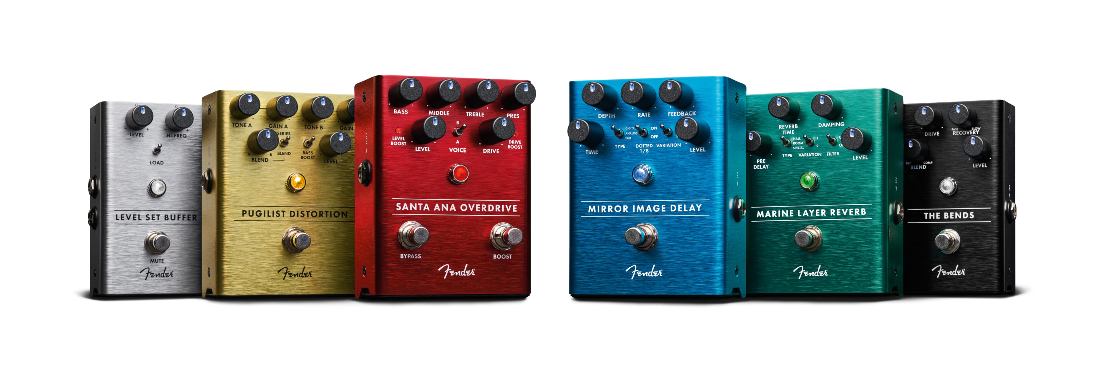 Fender® Takes On Pedals, Owns Tone With Six New All-Original Circuits