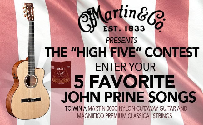 The “High Five” Contest: 5 Favorite John Prine Songs