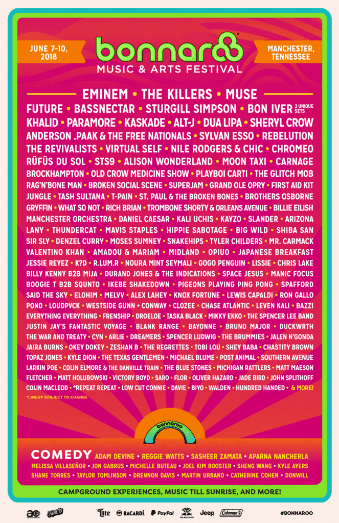 Who We’re Excited To See At Bonnaroo 2018