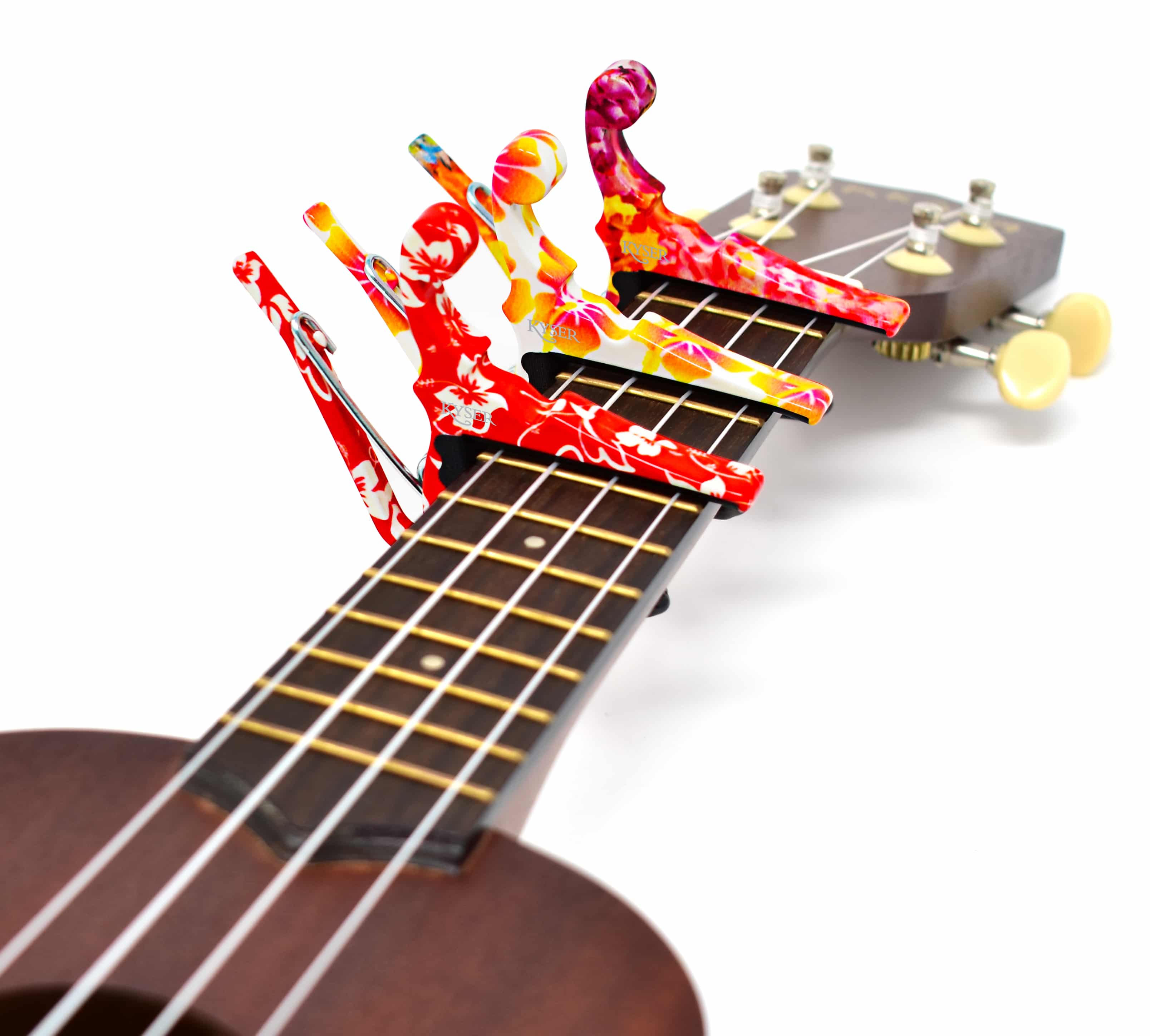 Kyser® Musical Products launches Hawaiian-themed Quick-Change capos for ukuleles
