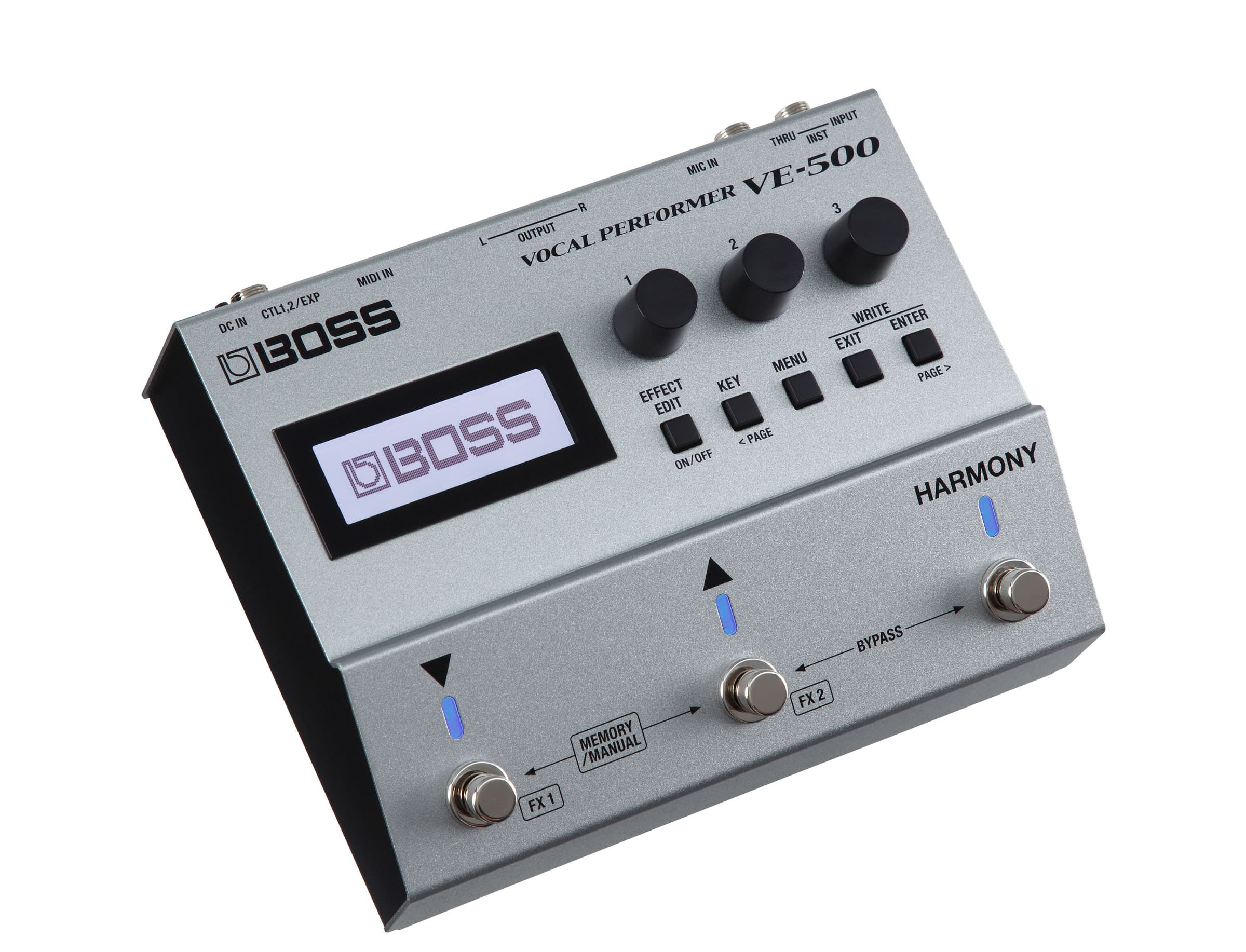 BOSS Announces VE-500 Vocal Performer Pedal