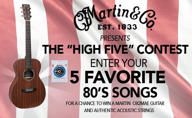 March/April 2019 High Five Contest: 5 Favorite 90’s Songs