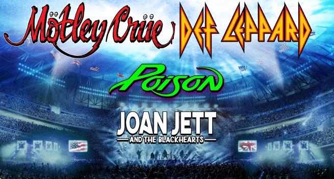 Massive Summer Tour With Def Leppard, Motley Crue, Poison, and Joan Jett Announced