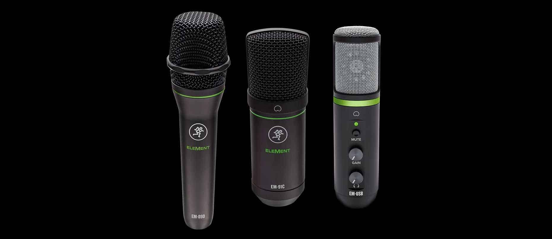 EM-89D Dynamic Vocal Microphone Mackie Element Series 