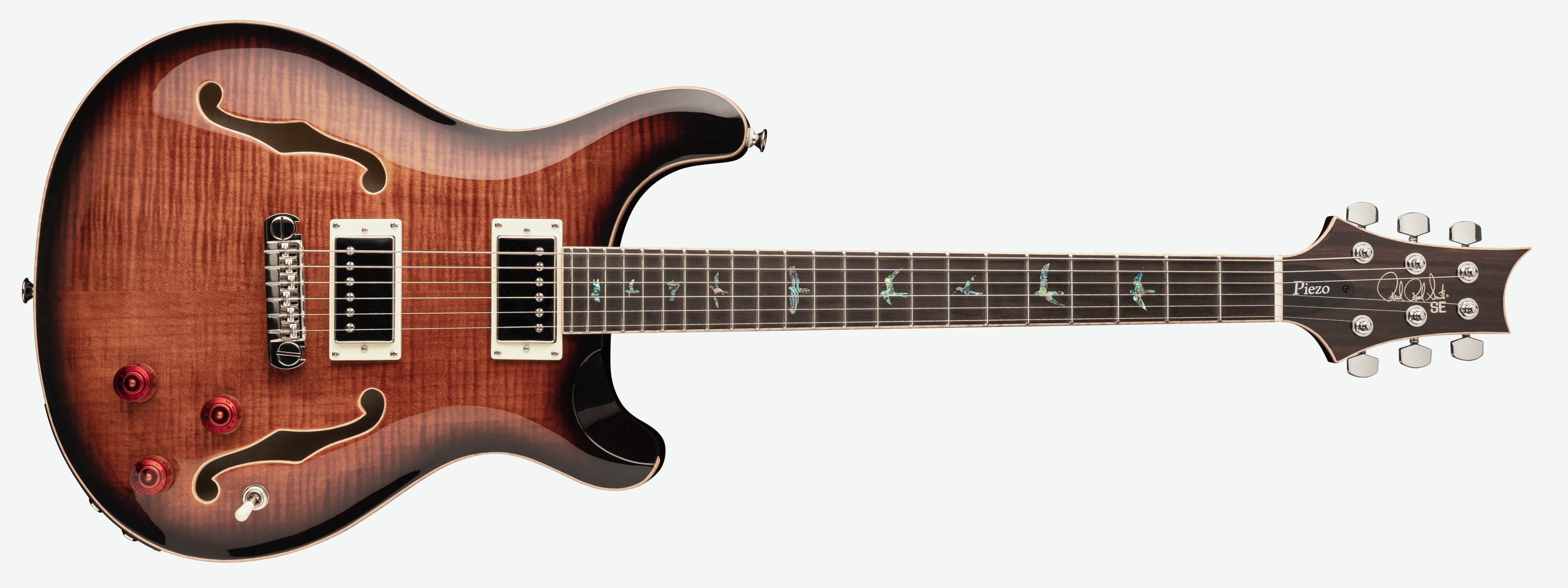 PRS Guitars Unveils Their Beautiful New SE Hollowbody II Piezo-Equipped Guitar