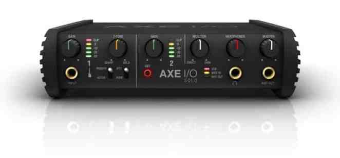 The IK Multimedia Axe I/O® Solo Features Advanced Guitar Tone-shaping And More