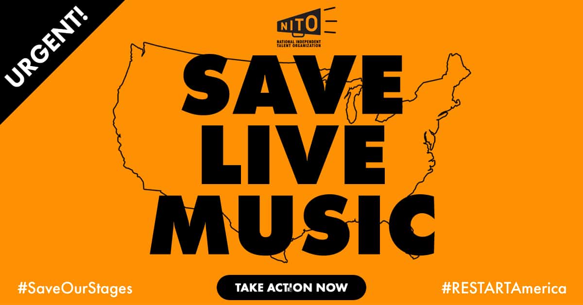 National Independent Talent Organization Bringing Attention to Potential Live Music Collapse