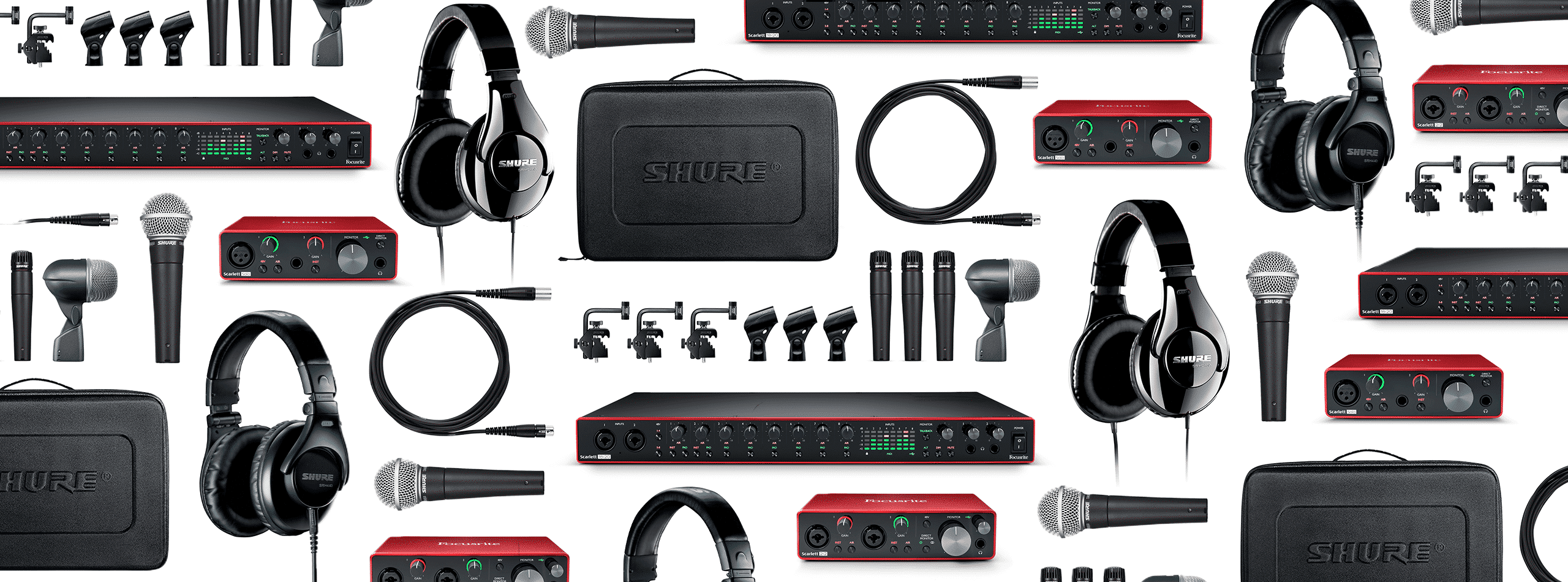 Focusrite & Shure Team Up For Package Deals for Singer/Songwriters, Podcasters