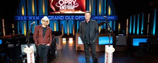 Brad Paisley & Blake Shelton to Host ‘Grand Ole Opry: 95 Years of Country Music’