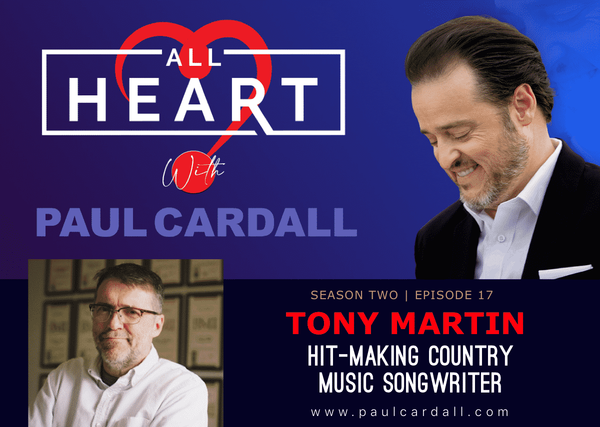 Chart-topping Country Music Songwriter Tony Martin Reminiscent on ‘All Heart’
