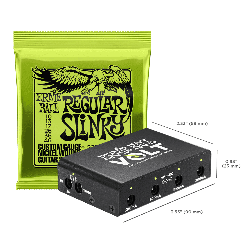 Ernie Ball Introduces Volt, A Power Supply Pedalboard Solution 