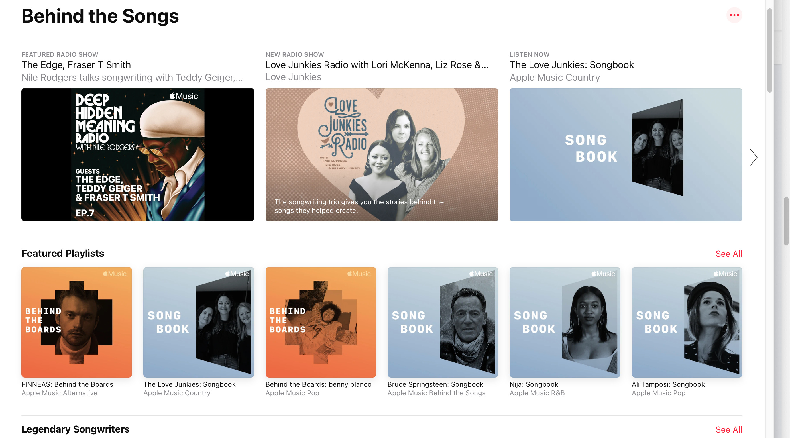 Apple Music Launches ‘Behind The Songs’ Portal Focusing On Songwriters