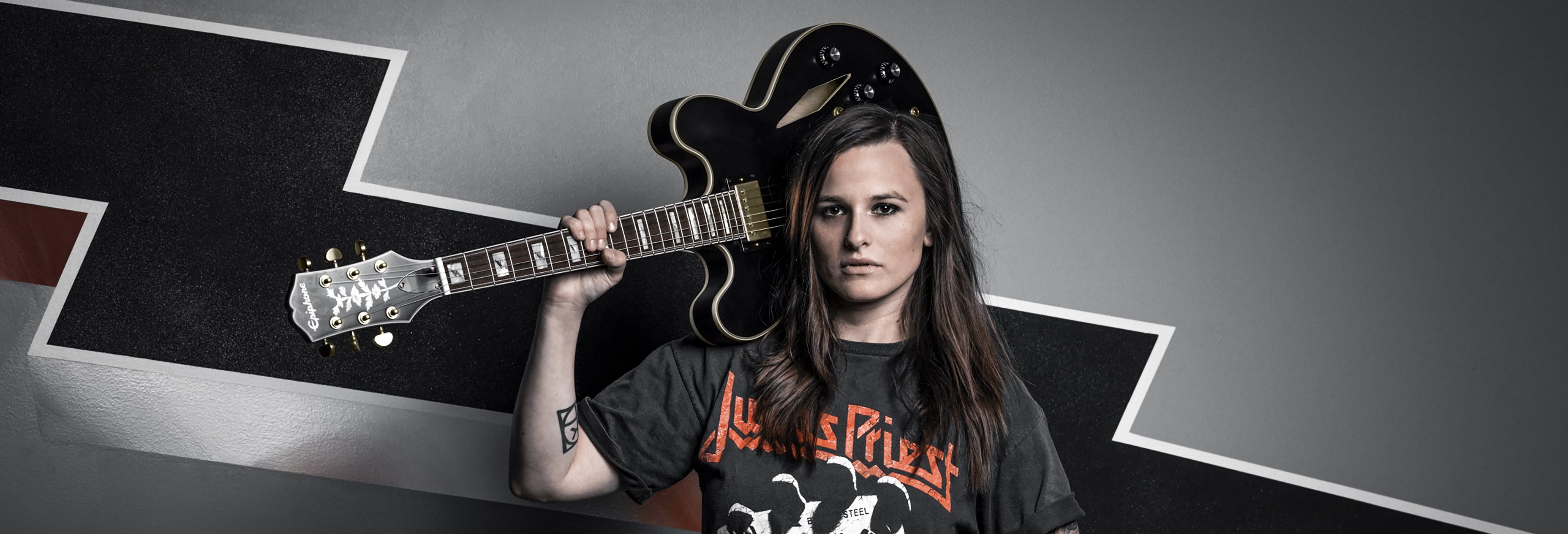 Emily Wolfe Partners with Epiphone to Design the Signature Guitar of Her Dreams
