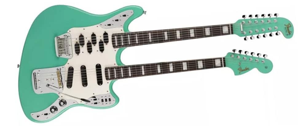 Fender Reimagines Two Iconic Guitars With New Double Neck Marauder