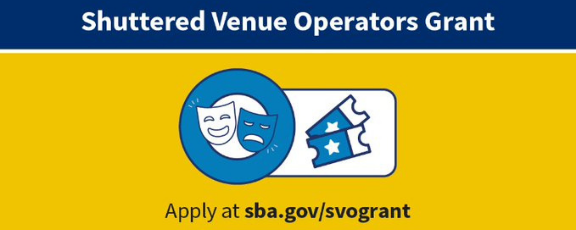Delayed Shuttered Venue Operators Grant (SVOG) Applications Portal Finally Reopens